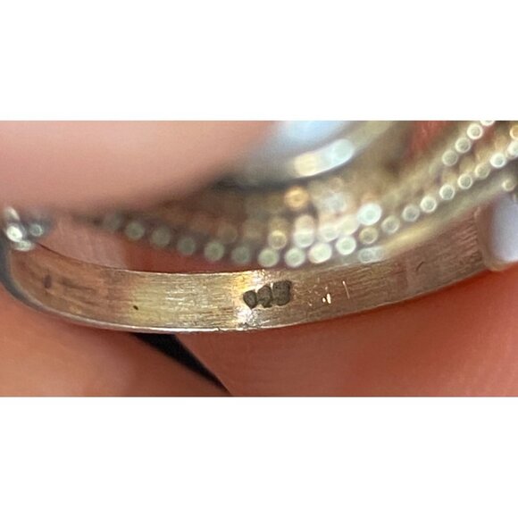 Ring Size 6 Sterling Silver 925 Women Semi-Precious Stone - Picture 8 of 10